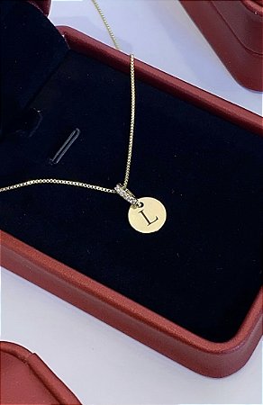 Colar personalizado laser medalha P