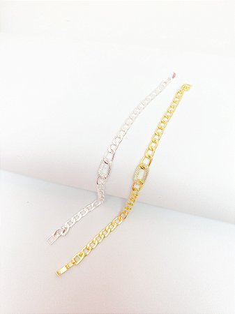 Pulseira groumet zircônia