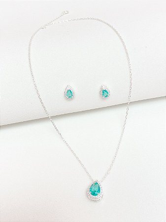 Conjunto Gota Turmalina