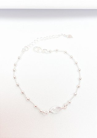 Pulseira Bolinhas e Zircônias