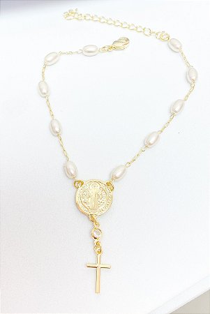 Pulseira Terço Barrocas São Bento