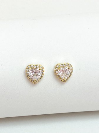 Brinco Coração Luxo