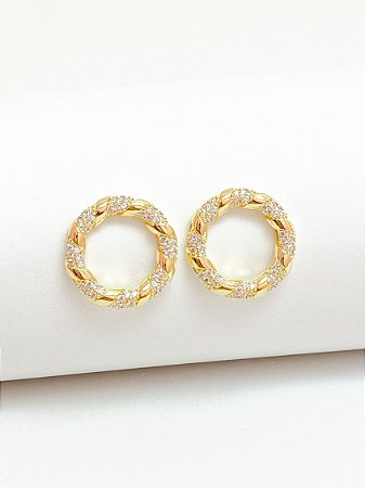 Brinco Circulo Luxo