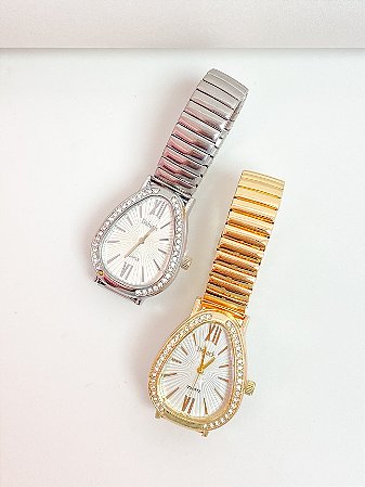 Relógio inspiração Bvlgari shine