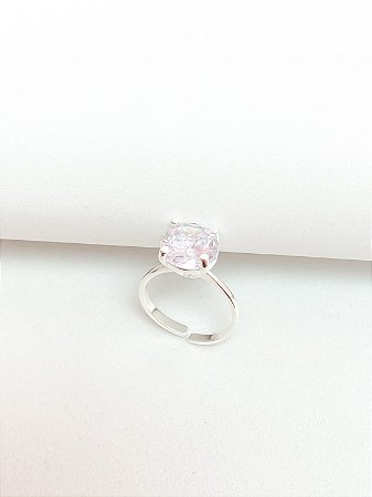 Anel solitário luxo ajustável