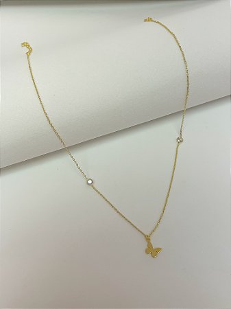 Colar Borboletinha Luz