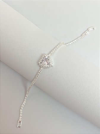 Pulseira Riviera coração luxo