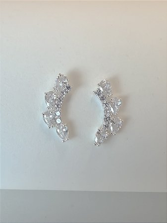 Earcuff gotas e zircônias
