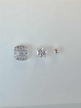 Trio brincos shine (vendidos separadamente)