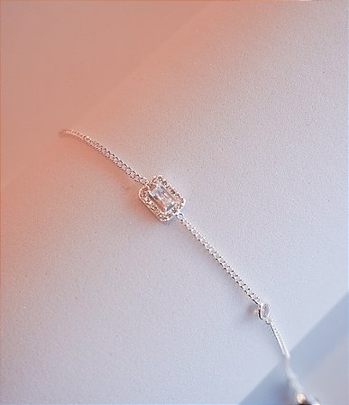 Pulseira pedra zircônia