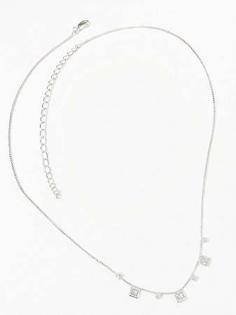 Gargantilha quadrado luz