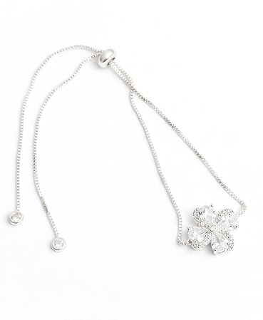 Pulseira flor ajustável