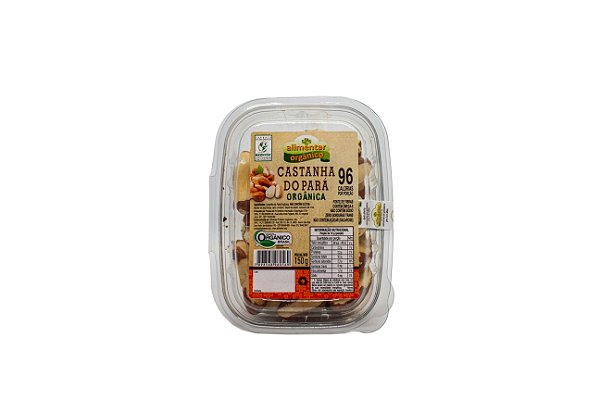 Castanha orgânica 150g Alimentar