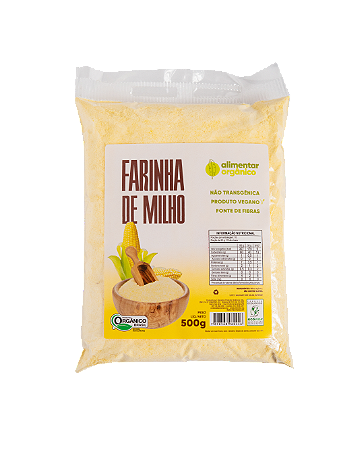 Farinha de milho orgânica 500g Alimentar