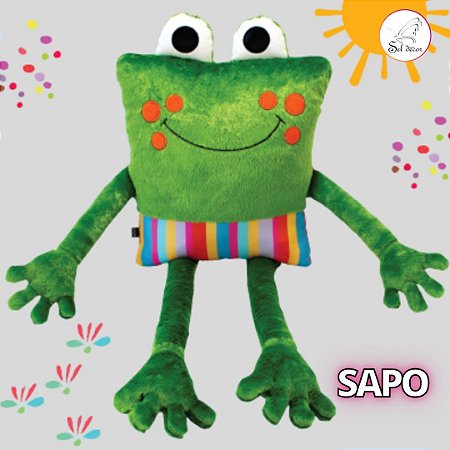 Almofada Formato Bicho - Sapo