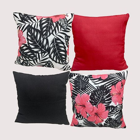 Capa de Almofada Decorativa FLORAL - 45x45