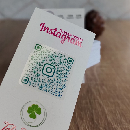 Cartão Feed com Verniz Localizado - 4/4 cores - 1000un