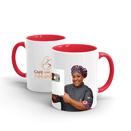 Caneca Café com Coxinha - 300ml