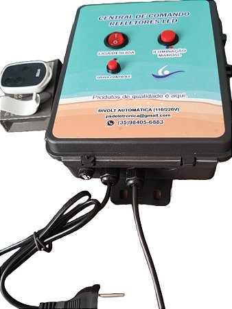 Caixa de Comando para Refletores de Led RGB em Piscinas  120W