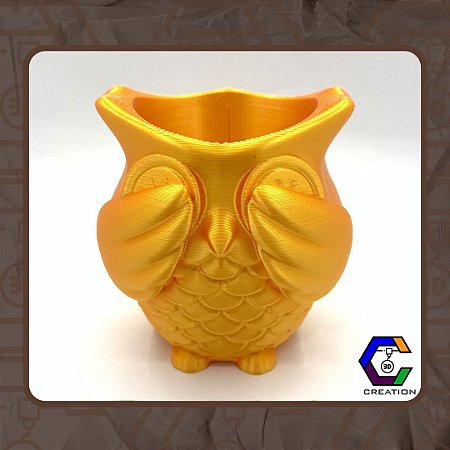 CACHEPOT CORUJA - NÃO VÊ