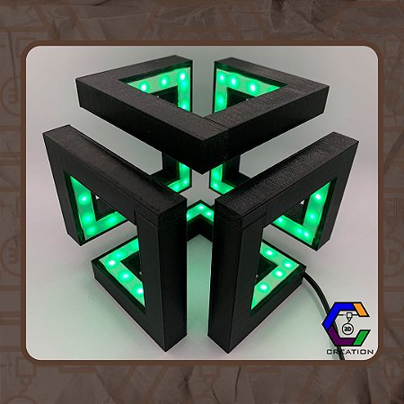 LUMINÁRIA GEOMETRICA - ESCHER