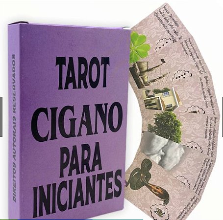 BARALHO CIGANO INICIANTES (CAIXA ROXA)