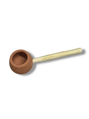 CACHIMBO DE BARRO PEQUENO 6 UNIDADES