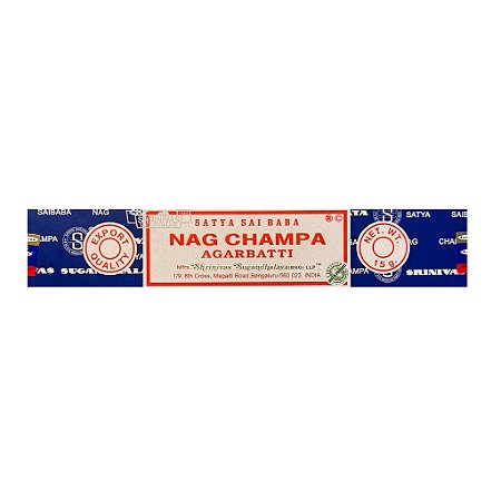 INCENSO SATYA NAG CHAMPA 15g