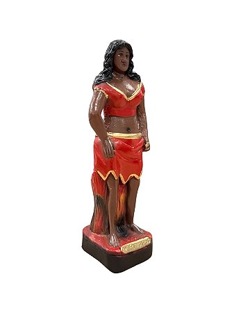 IMAGEM DE GESSO POMBA GIRA MARIA FARRAPO 20 CM