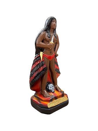 IMAGEM DE GESSO POMBA GIRA MARIA QUITÉRIA 20 CM