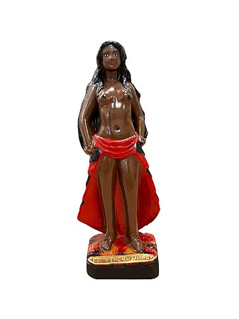 IMAGEM DE GESSO POMBA GIRA SETE ENCRUZILHADAS 20 CM