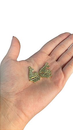 PINGENTE BARCO DOURADO 6 UNIDADES