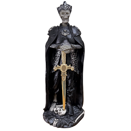 EXU GUARDIÃO COM ESPADA CAPA PRETA