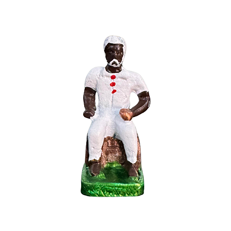 IMAGEM EM CHUMBO - PRETO VELHO 5CM COR