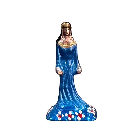 IMAGEM EM CHUMBO - IEMANJÁ 5CM COR