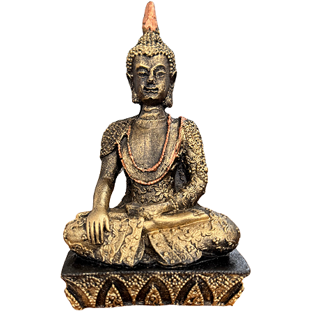 BUDA HINDU PQ COM BASE DOURADO