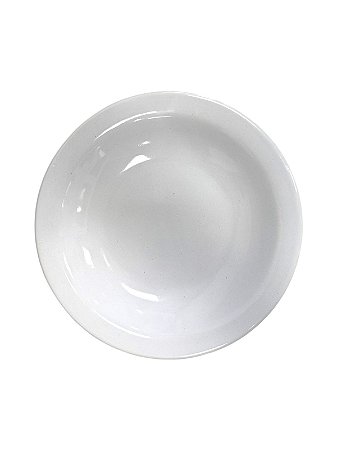 PRATO DE LUOÇA BRANCO FUNDO 23CM