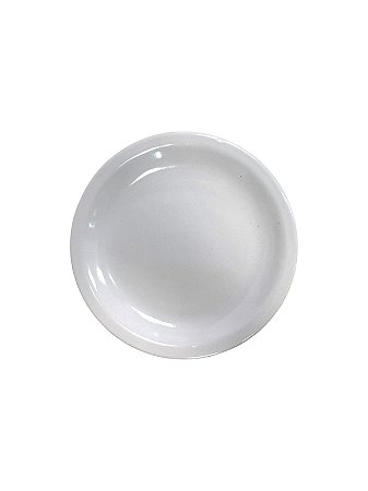 PRATO DE SOBREMESA BRANCO 19 CM