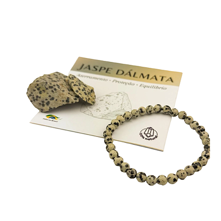 PULSEIRA 6MM - JASPE DALMATA