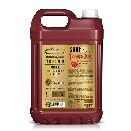 Shampoo Neutralizador de Odores Cereja e Avelã Dolce Pet 1:5 - 5 L