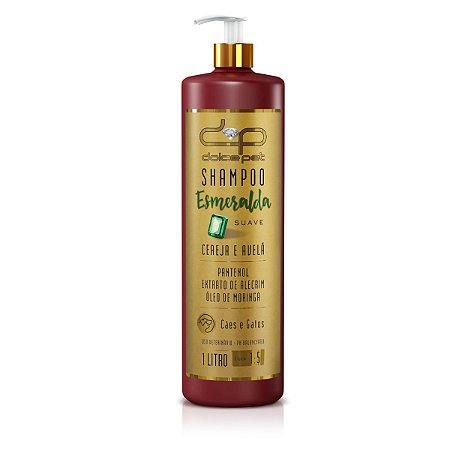 Shampoo Suave Cereja e Avelã Dolce Pet Cães e Gatos 1:5 - 1L