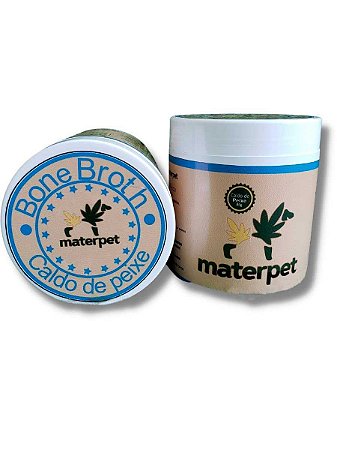 Petisco Natural para Cães Caldo de Peixe Materpet 80g