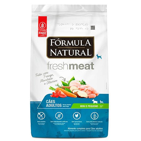 Ração Fórmula Natural Fresh Meat Cães Adultos Pequenos e Minis Frango - 2,5 kg