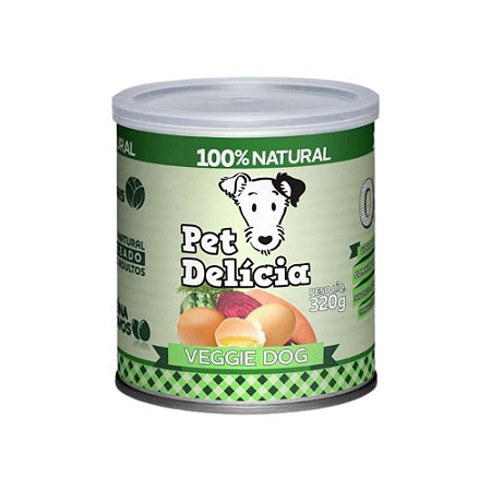 Pet Delicia Veggie Alimentação Úmida para Cães - 320g