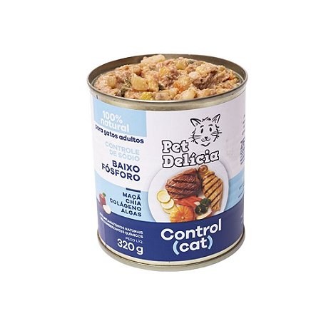 Pet Delicia Control Cat Alimentação Úmida para Gatos - 320g
