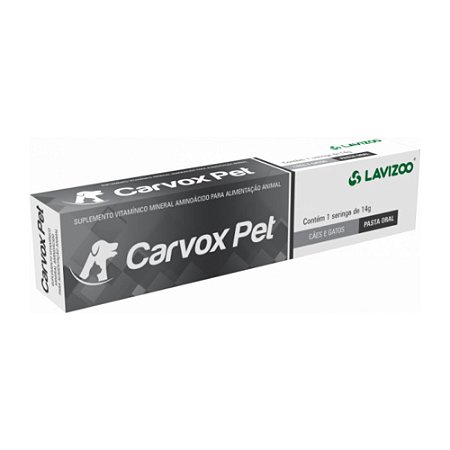 Carvox Pet Lavizoo Carvão Ativado para Cães e Gatos 14g