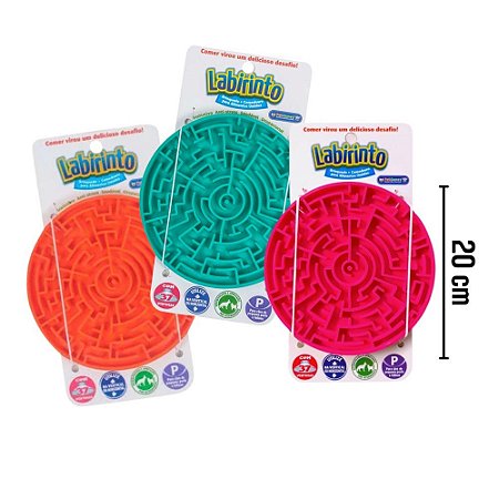 Tapete de Lamber Labirinto Pet Games Tamanho M