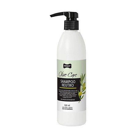 Shampoo Neutro Olive Care Veggie Perigot Para Cães e Gatos 500ml