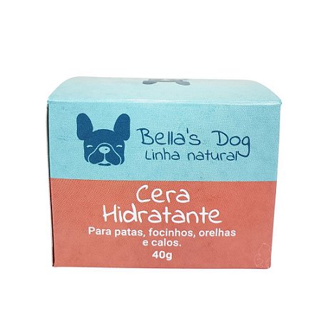 Cera Hidratante de Patas Focinhos Orelhas e Calos Para Cães 40g