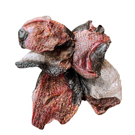 Bochecha Bovina Desidratada Mordedor Natural para Cães - 150g Bicho do Mato 100% Natural